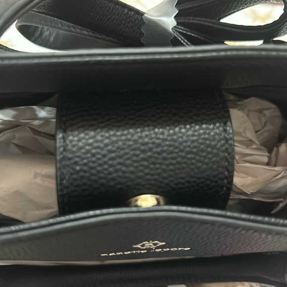 Nanette Lepore Vegan Leather Black crossbody Bag - Picture 9 of 13